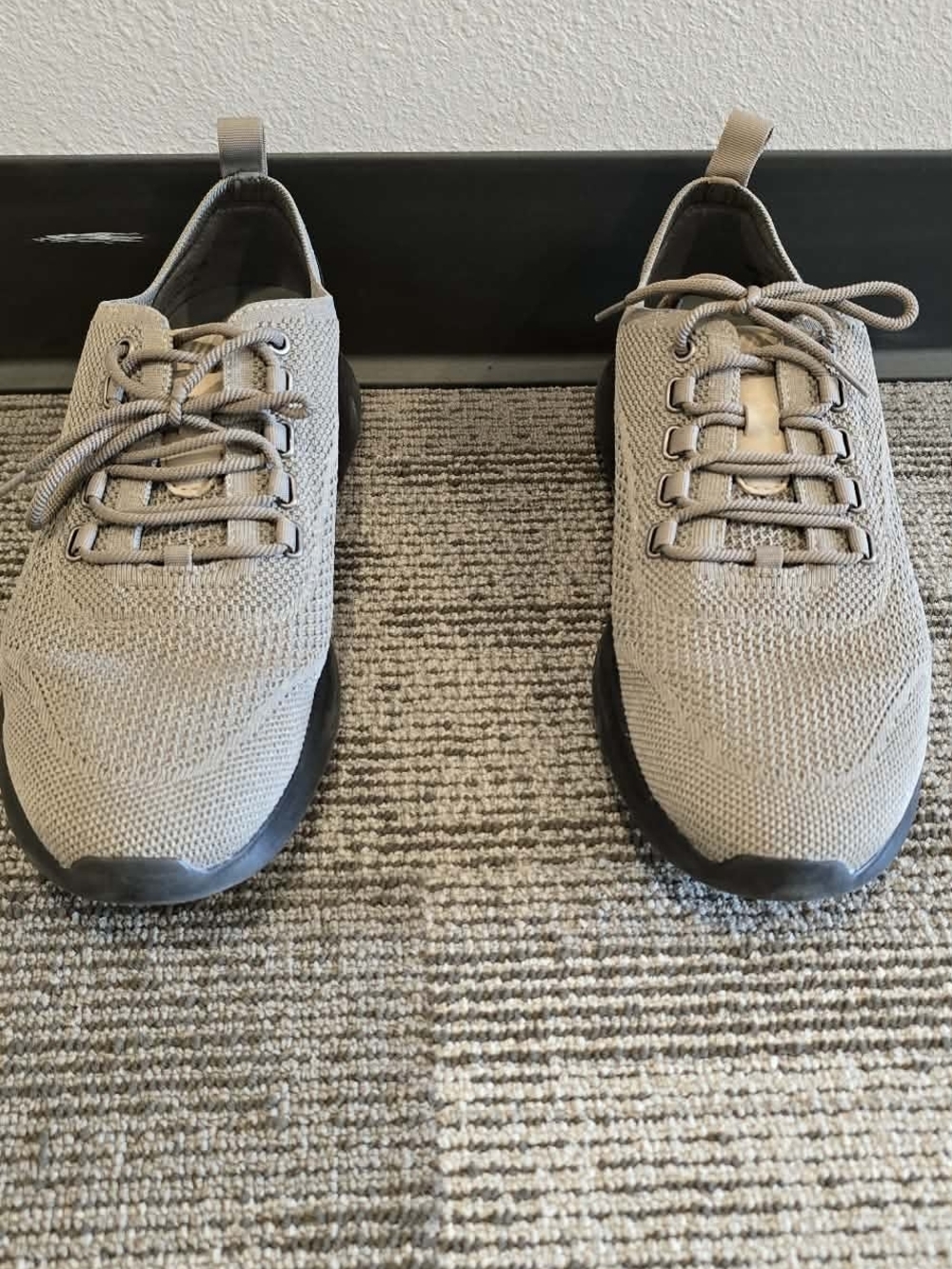 Johnston & Murphy Men's Knit Lace-Up Sneakers - Beige